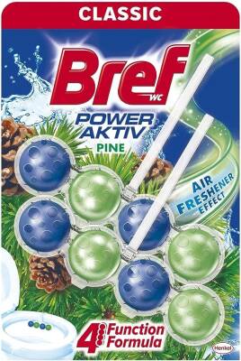 Bref Power Aktiv Katı Klozet Blok Çam Kokulu 2'li Paket - 1