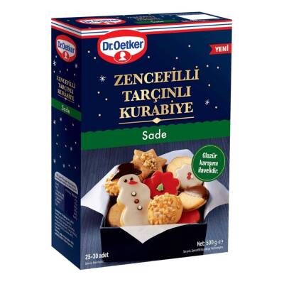 Dr. Oetker Zencefilli Tarçınlı Kurabiye, Sade, 500 g - 1