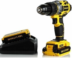 Stanley STDC18LHBK-TR 18Volt/2,0Ah Li-ion Çift Akülü Profesyonel Darbeli Matkap - 4